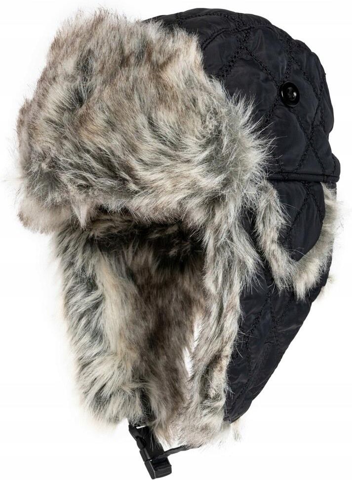 Czapka Uszatka Pilotka Zimowa Wojskowa Mil Tec Winter Faux Fur Czarna L Ceny I Opinie Ceneo Pl