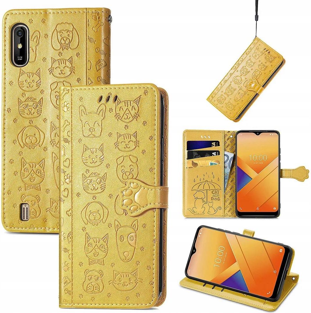 Étui pour Wiko Y60 (2020) Housse Ceinture Verticale Cuir et Nylon