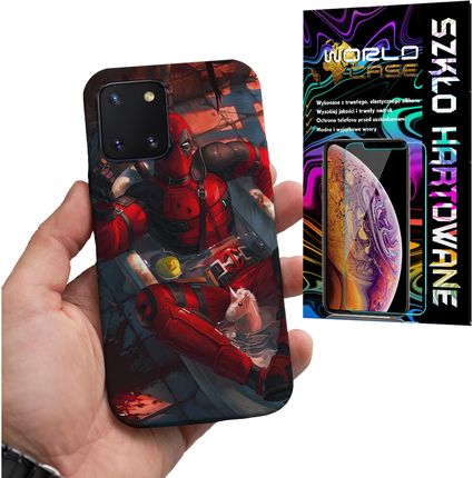 Etui Do Samsung Note 10 Lite Deadpool Marvel Filmowe Szkło
