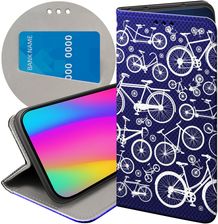 Etui Z Klapką Do Iphone 14 Pro Rowerowe Z Rowerem Kolarz Futerał Case
