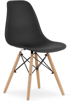 Krzesło Osaka Czarne / Nogi Naturalnex3 168383