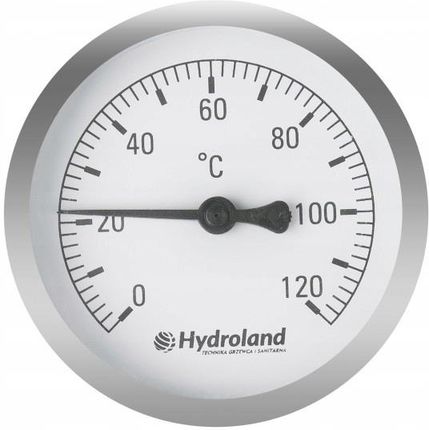 Hydroland Termometr Tylny/Aksjalny Bimetaliczny 120C 100Mm (TERM100)