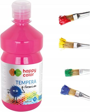 Happy Color Farba Plakat.Happy 500Ml Tempera Cyklamen 23