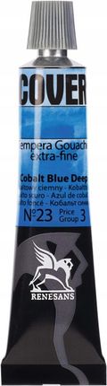 Renesans Farba Tempera Cover Błękit Kobaltowy Ciemny 20Ml
