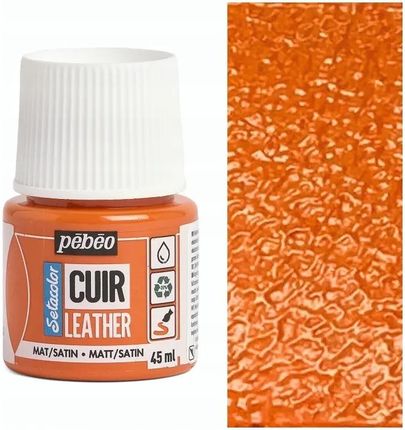 Pebeo Farba Do Skóry Cuir Leather Pebeo45 04 Orange