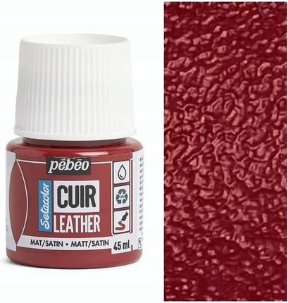 Pebeo Farba Do Skóry Cuir Leather Pebeo45 06 Deep Red