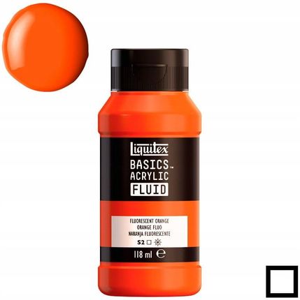 Liquitex Farba Akrylowa Basic Fluid 118Ml 982 Fluorescent Orange