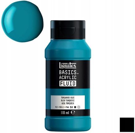 Liquitex Farba Akrylowa Basic Fluid 118Ml 046 Turquoise Blue