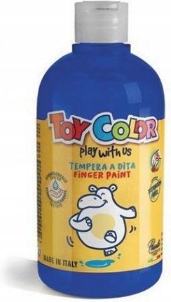 Toy Color Farba Do Malowania Palcami Toycolor 500Ml Niebiesk