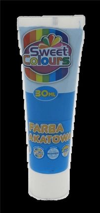 Sweet Colours Farba Plakatowa W Tubie Niebieska 30Ml