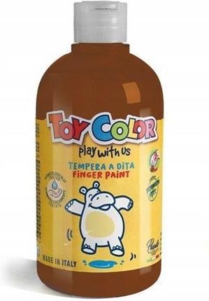 Toy Color Farba Do Malowania Palcami 500Ml Brązowa