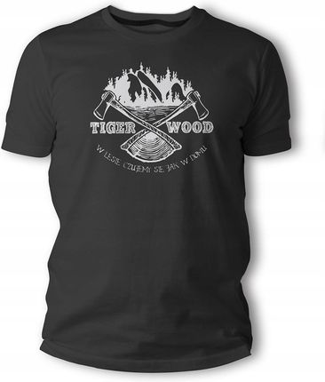 Tigerwood Koszulka T Shirt Bushcraft Evo Czarna L TWBUSHBLKL