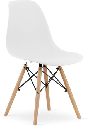 Krzesło Osaka Białe / Nogi Naturalnex3 168381