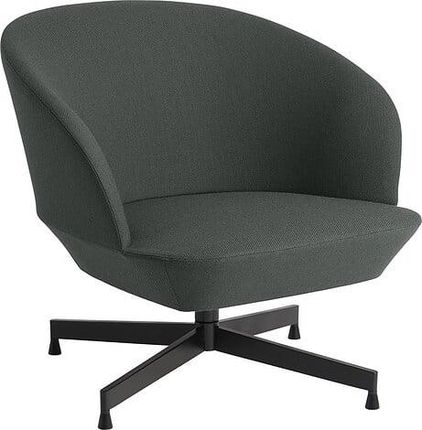 Muuto Krzesło Oslo Swivel Twill Weave 990 40 Cm Tapicerowane Nogi Czarne 159390