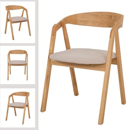Emra Wood Design Krzesło Dębowe Neo Kr 58 11330