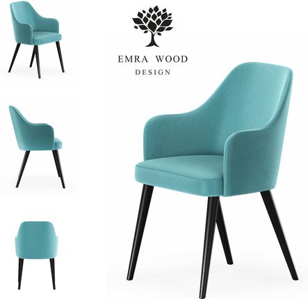 Emra Wood Design Krzesło Premium Kr 9 Tkanina Deluxe Celadon 31 11452
