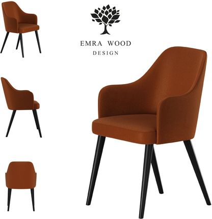 Emra Wood Design Krzesło Premium Kr 9 Tkanina Deluxe Sunset 46 11458
