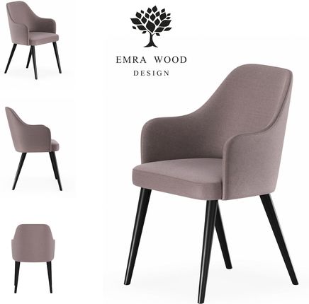Emra Wood Design Krzesło Premium Kr 9 Tkanina Deluxe Orchid 50 11468