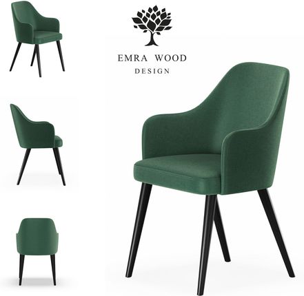 Emra Wood Design Krzesło Premium Kr 9 Tkanina Deluxe Peacock 15 11476