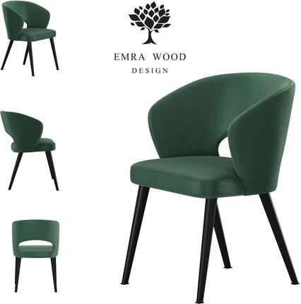 Emra Wood Design Krzesło Premium Kr 8 Tkanina Deluxe Peacock 15 11542