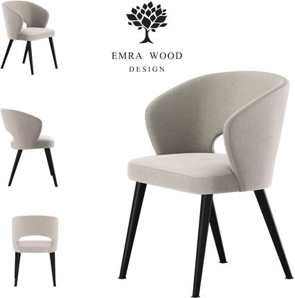 Emra Wood Design Krzesło Premium Kr 8 Tkanina Deluxe Feather 01 11556