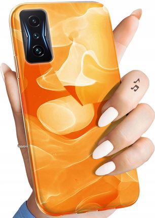 Etui Do Xiaomi Poco F4 Gt Pomarańczowe Pomarańcze Orange Obudowa Case
