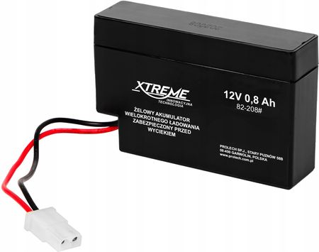 Xtreme Akumulator Bezobsługowy Agm 12V 0 8Ah Ups (82208)