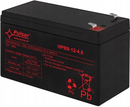 Pulsar Akumulator Hpb9-12 12 V 9 Ah Hpb9-12-4,8 (HPB91248)