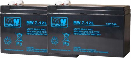 Mw Power Apcrbc124 Zestaw Akumulatorów Ups Apc 2X Mw 7-12L (RBC1242XMW712L)