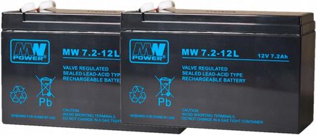 Mw Power Rbc33 Zestaw Akumulatorów Do Ups Apc 2X Mw 7.2-12L (RBC332XMW7212L)
