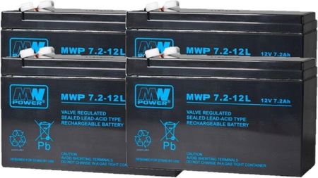 Mw Power Rbc49 Zestaw Akumulatorów Do Ups Apc 4X Mwp 7.2-12 (RBC494XMWP7212L)