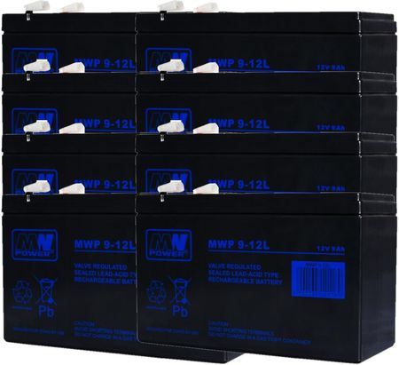 Mw Power Rbc27 Zestaw Akumulatorów Do Ups Apc 8X Mwp 9-12L (RBC278XMWP912L)