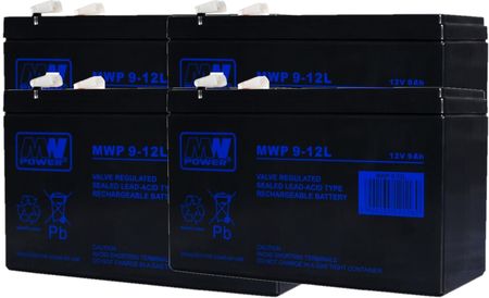 Mw Power Rbc49 Zestaw Akumulatorów Do Ups Apc 4X Mwp 9-12L (RBC494XMWP912L)