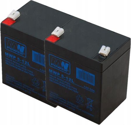 Mw Power Rbc20 Zestaw Akumulatorów Do Ups Apc 2X Mwp 5-12L (RBC202XMWP512L)