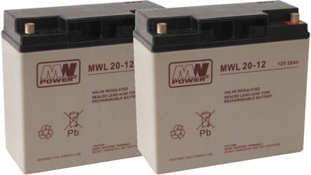 Mw Power Rbc50 Zestaw Akumulatorów Do Ups Apc 2X Mwl 20-12 (RBC502XMWL2012)