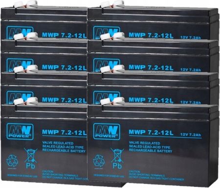 Mw Power Rbc26 Zestaw Akumulatorów Do Ups Apc 8X Mwp 7.2-12 (RBC268XMWP7212L)