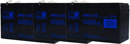 Mw Power Rbc53 Zestaw Akumulatorów Do Ups Apc 3X Mwp 9-12L (RBC533XMWP912L)