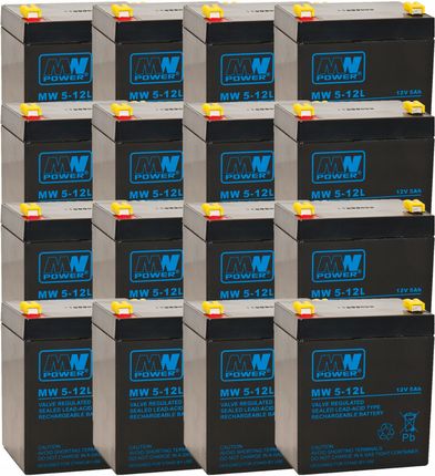Mw Power Rbc44 Zestaw Akumulatorów Do Ups Apc 16X Mw 5-12L (RBC4416XMW512L)