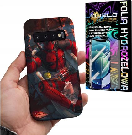 Etui Do Samsung S10+ Plus Deadpool Marvel Filmowe Folia