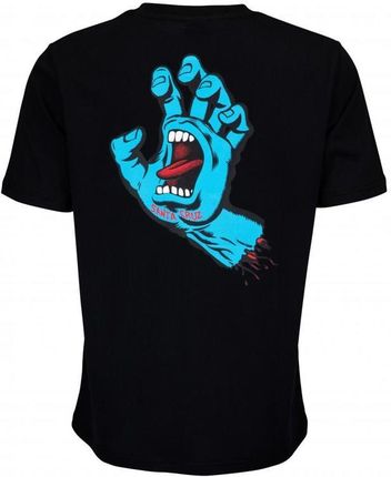 koszulka SANTA CRUZ - Screaming Hand Chest T-Shirt Black (BLACK) rozmiar: 8