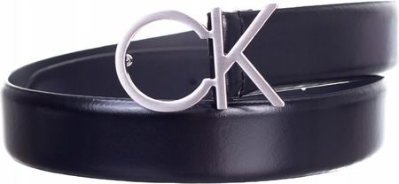 Calvin Klein Damski Pasek Do Spodni Re-lock Ck Logo Belt Czarny r.85