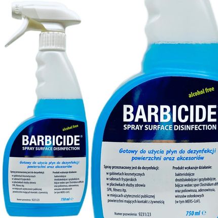 Barbicide Spray Do Dezynfekcji Narzędzi Gotowy Do Użycia 750Ml