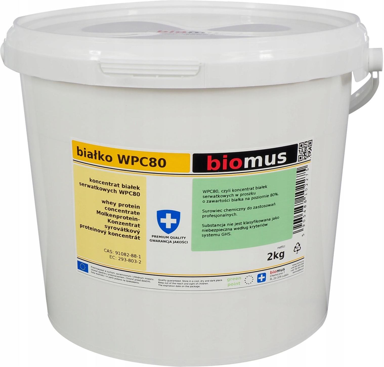 Drobne akcesoria medyczne Biomus Białko Serwatkowe Wpc 80 Koncetrat ...