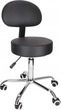 Zdjęcie 4FIZJO Taboret Obrotowy Regulowany Z Oparciem Kosmetyczny Do Masażu Gabinetu Pure+ - Wyszogród
