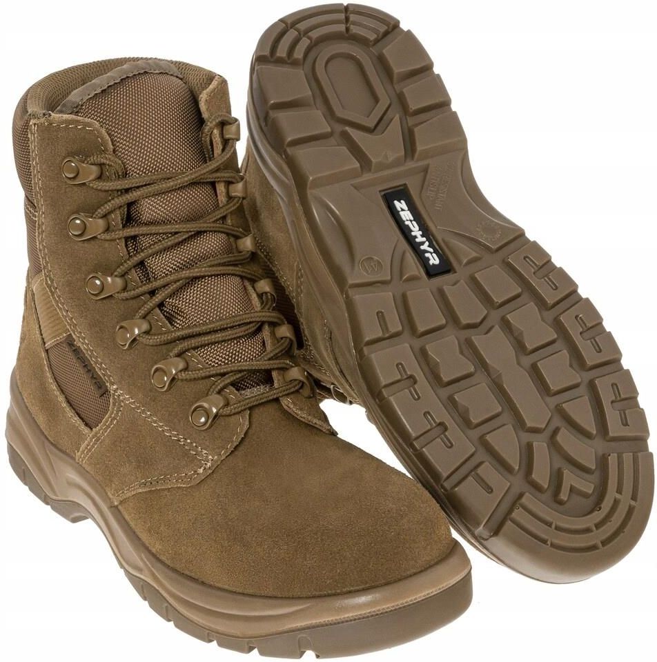 値下げしました！ミリタリーブーツ Zephyr Buty Wojskowe Taktyczne Tactical Zx09 Brązowe 39