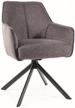 Zdjęcie Signal Meble Krzesło Notti Brego Czarny/Ciemny Szary 18 Nowoczesna Jadalnia 33129 - Golub-Dobrzyń