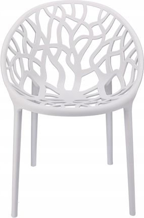 Be Modern Krzesło Białe Salon Jadalnia Taras Ogród Plastikowe Design Azur 14724344375