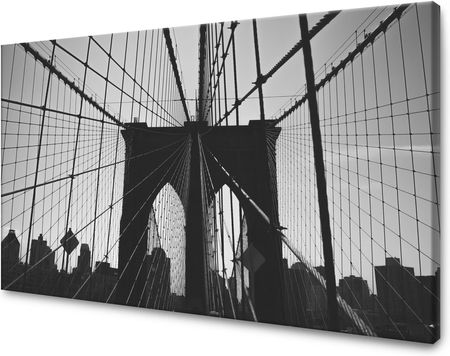 Mpink Obraz Na Płótnie Architektura Most Brooklyn 50X40 Cm 2621
