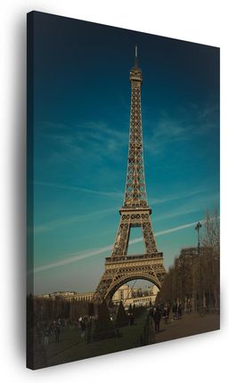 Mpink Obraz Na Płótnie Architektura Wieża Eiffla 40X120 Cm 4580