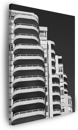 Mpink Obraz Na Płótnie Architektura Budynek Balkony_2 50X80 Cm 4663